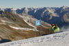 Ana Drev of Slovenia skiing in the first run of the women opening giant slalom race of the new season of the Audi FIS Alpine skiing World cup in Soelden, Austria. First women giant slalom race of the season 2016-2017 of the Audi FIS Alpine skiing World cup, was held on Rettenbach glacier above Soelden, Austria, on Saturday, 22nd of October 2016.
