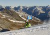 Ana Drev of Slovenia skiing in the first run of the women opening giant slalom race of the new season of the Audi FIS Alpine skiing World cup in Soelden, Austria. First women giant slalom race of the season 2016-2017 of the Audi FIS Alpine skiing World cup, was held on Rettenbach glacier above Soelden, Austria, on Saturday, 22nd of October 2016.
