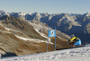 Maria Pietilae-Holmner of Sweden skiing in the first run of the women opening giant slalom race of the new season of the Audi FIS Alpine skiing World cup in Soelden, Austria. First women giant slalom race of the season 2016-2017 of the Audi FIS Alpine skiing World cup, was held on Rettenbach glacier above Soelden, Austria, on Saturday, 22nd of October 2016.
