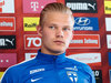 Joel Pohjanpalo of Finland during Pressconference infront of the International Friendly Football Match between Austria and Finland at the Tivoli Stadion in Innsbruck, Austria on 2017/03/27.
