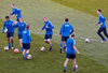 Finnish team during the Training session before the International Friendly Football Match between Austria and Finland at the Tivoli Stadion in Innsbruck, Austria on 2017/03/27.
