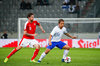 Martin Harnik (AUT) and Moshtagh Yaghoubi (FIN) during the International Friendly Football Match between Austria and Finland at the Tivoli Stadion in Innsbruck, Austria on 2017/03/28.
