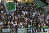 Union Olympia fans during  during return match of the first round qualifiers match for UEFA Europa League between NK Olimpija and VPS Vaasa. Return match between NK Olimpija, Ljubljana, Slovenia, and VPS Vaasa, Vaasa, Finland, was played on Thursday, 6th of July 2017 in Stozice Arena in Ljubljana, Slovenia.
