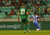 Evans Mensah of HJK Helsinki during third round qualifiers match for Europa League between NK Olympija and HJK Helsinki. Third round qualifiers match for Europa League between NK Olympija and HJK Helsinki was played on Thursday, 9th of August 2018 in Stozice arena in Ljubljana, Slovenia
