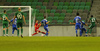 Abass Issah of Olimpija Ljubljana scoring for 3-0 during third round qualifiers match for Europa League between NK Olympija and HJK Helsinki. Third round qualifiers match for Europa League between NK Olympija and HJK Helsinki was played on Thursday, 9th of August 2018 in Stozice arena in Ljubljana, Slovenia
