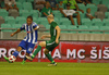 Moshtagh Yaghoubi of HJK Helsinki during third round qualifiers match for Europa League between NK Olympija and HJK Helsinki. Third round qualifiers match for Europa League between NK Olympija and HJK Helsinki was played on Thursday, 9th of August 2018 in Stozice arena in Ljubljana, Slovenia
