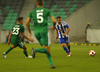 Jordan Dominguez Rajo of HJK Helsinki during third round qualifiers match for Europa League between NK Olympija and HJK Helsinki. Third round qualifiers match for Europa League between NK Olympija and HJK Helsinki was played on Thursday, 9th of August 2018 in Stozice arena in Ljubljana, Slovenia
