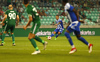 Moshtagh Yaghoubi of HJK Helsinki during third round qualifiers match for Europa League between NK Olympija and HJK Helsinki. Third round qualifiers match for Europa League between NK Olympija and HJK Helsinki was played on Thursday, 9th of August 2018 in Stozice arena in Ljubljana, Slovenia
