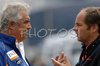 Flavio Briatore (ITA), Renault F1 Team, Team Chief, Managing Director (L) and Gerhard Berger (AUT), Scuderia Toro Rosso,  (R)during qualifications on Istanbul raceway during Formula 1 Grand Prix of Turkey. Qualifications for Formula 1 Grand Prix of Turkey was held on Saturday, 10th of May 2008 in Istanbul, Turkey. <br> 
