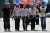 Heikki Kovalainen (FIN), McLaren Mercedes (M) in conversation with Heinz Prueller ORF (R),  before practice on Istanbul raceway during Formula 1 Grand Prix of Turkey. Practice for Formula 1 Grand Prix of Turkey was held Friday, 8th of May 2008 in Istanbul, Turkey. <br> 
