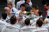 BMW Sauber F1 Team celebrates during Formula 1 Grand Prix of Monte Carlo. Formula 1 Grand Prix of Monte Carlo was held on Saturday, 25th of May 2008 in Monte Carlo, Monaco. <br> 
