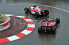 Jarno Trulli (ITA), Toyota Racing followed by Sebastian Vettel (GER), Scuderia Toro Rosso during Formula 1 Grand Prix of Monte Carlo. Formula 1 Grand Prix of Monte Carlo was held on Saturday, 25th of May 2008 in Monte Carlo, Monaco. <br> 
