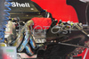 Ferrari F2008 Engine before free practice for Formula 1 Grand Prix of France. Free practice for Formula 1 Grand Prix of France in Magny Cours was held on Thursday, 18th of June 2008 in Magny Cours, France. <br> 
