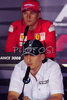 Kimi Raikkonen (FIN), Scuderia Ferrari and Robert Kubica (POL),  BMW Sauber F1 Team before free practice for Formula 1 Grand Prix of France. Free practice for Formula 1 Grand Prix of France in Magny Cours was held on Thursday, 18th of June 2008 in Magny Cours, France. <br> 

