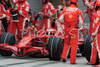 Kimi Raikkonen (FIN), Scuderia Ferrari at pit stop during Formula 1 Grand Prix of China in Shanghai. Formula 1 Grand Prix of China was held on Sunday, 19th of September 2008 in Shanghai, China.
