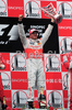 Lewis Hamilton (GBR), McLaren Mercedes celebrates on the podium after Formula 1 Grand Prix of China in Shanghai. Formula 1 Grand Prix of China was held on Sunday, 19th of September 2008 in Shanghai, China.
