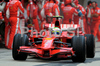 Felipe Massa (BRA), Scuderia Ferrari at pit stop during Formula 1 Grand Prix of China in Shanghai. Formula 1 Grand Prix of China was held on Sunday, 19th of September 2008 in Shanghai, China.
