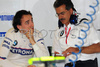 Robert Kubica (POL),  BMW Sauber F1 Team and Dr. Mario Theissen (GER), BMW Sauber F1 Team, BMW Motorsport Director during free practice for Formula 1 Grand Prix of France. Free practice for Formula 1 Grand Prix of France in Magny Cours was held on Thursday, 18th of June 2008 in Magny Cours, France. <br> 
