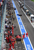 Kimi Raikkonen (FIN), Scuderia Ferrari and Kazuki Nakajima (JPN), Williams F1 Team on pitlane during free practice for Formula 1 Grand Prix of France. Free practice for Formula 1 Grand Prix of France in Magny Cours was held on Thursday, 18th of June 2008 in Magny Cours, France. <br> 
