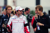 Nico Rosberg (GER), WilliamsF1 Team, Timo Glock (GER), Toyota Racing and Sebastian Vettel (GER), Scuderia Toro Rosso before Formula 1 Grand Prix of France. Formula 1 Grand Prix of France in Magny Cours was held on Sunday, 22th of June 2008 in Magny Cours, France. <br> 
