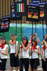 Grid Girls before Formula 1 Grand Prix of France. Formula 1 Grand Prix of France in Magny Cours was held on Sunday, 22th of June 2008 in Magny Cours, France. <br> 
