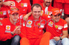 Team Scuderia Ferrari <br>  before Formula 1 Grand Prix of France. Formula 1 Grand Prix of France in Magny Cours was held on Sunday, 22th of June 2008 in Magny Cours, France. <br> 
