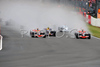 F1 Race Start during Formula 1 Grand Prix of Great Britain. Formula 1 Grand Prix of Great Britain in Silverstone was held on Friday, 6th of July 2008 in Silverstone, Great Britain. <br> 
