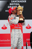 Winner Lewis Hamilton (GBR), McLaren Mercedes during Formula 1 Grand Prix of Great Britain. Formula 1 Grand Prix of Great Britain in Silverstone was held on Friday, 6th of July 2008 in Silverstone, Great Britain. <br> 
