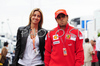 Felipe Massa (BRA), Scuderia Ferrari with his wife during Formula 1 Grand Prix of Germany. Formula 1 Grand Prix of Germany in Hockenheim was held on 20h of July 2008 in Hockenheim, Germany. <br> 
