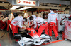 Timo Glock (GER), Toyota Racing and mechanics during qualifications for Formula 1 Grand Prix of Belgium in Spa Francorchamps. Qualifications for Formula 1 Grand Prix of Belgium was held on 6th of September 2008 in Spa Francorchamps, Belgium.
