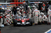 Jarno Trulli (ITA), Toyota Racing in pit stop during Formula 1 Grand Prix of Belgium in Spa Francorchamps. Formula 1 Grand Prix of Belgium was held on Sunday, 7th of September 2008 in Spa Francorchamps, Belgium.
