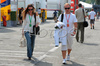 Rubens Barrichello (BRA), Honda Racing F1 Team before free practice session for Formula 1 Grand Prix of Italy in Monza. Free practice session for Formula 1 Grand Prix of Italy in Monza was held on Thursday, 11th of September 2008 in Monza, Italy <br> 
