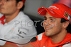 Felipe Massa (BRA), Scuderia Ferrari during press conference before free practice session for Formula 1 Grand Prix of Italy in Monza. Free practice session for Formula 1 Grand Prix of Italy in Monza was held on Thursday, 11th of September 2008 in Monza, Italy <br> 
