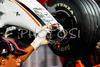 Car of Giancarlo Fisichella (ITA), Force India F1 Team after Formula 1 Grand Prix of Singapore. Formula 1 Grand Prix of Singapore was held on Sunday, 28th of September 2008 in Singapore City, Singapore. <br> 
