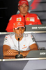 Lewis Hamilton (GBR), McLaren Mercedes and Kimi Raikkonen (FIN), Scuderia Ferrari during press conference before free practice for Formula 1 Grand Prix of China in Shanghai. Free practice for Formula 1 Grand Prix of China was held on 16th of September 2008 in Shanghai, China.
