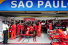 Kimi Raikkonen (FIN), Scuderia Ferrari during free practice session for Formula 1 Grand Prix of Brazil in Interlagos, Brazil. Free practice for last race of Formula 1 Grand Prix 2008, Grand Prix of Brazil was held on Friday, 31th of October 2008 in Interlagos, Brazil. <br> 
