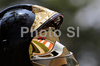 Kimi Raikkonen (FIN), Scuderia Ferrari in reflection of firefighter during qualifications for Formula 1 Grand Prix of Brazil in Interlagos, Brazil. Qualifications for last race of Formula 1 Grand Prix 2008, Grand Prix of Brazil were held on Saturday, 1th of November 2008 in Interlagos, Brazil. <br> 
