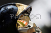 Mark Webber (AUS), Red Bull Racing in reflection of firefighter during qualifications for Formula 1 Grand Prix of Brazil in Interlagos, Brazil. Qualifications for last race of Formula 1 Grand Prix 2008, Grand Prix of Brazil were held on Saturday, 1th of November 2008 in Interlagos, Brazil. <br> 
