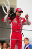 Felipe Massa (BRA), Scuderia Ferrari on podium after after Formula 1 Grand Prix of Brazil in Interlagos, Brazil. Last race of Formula 1 Grand Prix 2008, Grand Prix of Brazil was held on Sunday, 2nd of November 2008 in Interlagos, Brazil. <br> 
