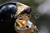 Kimi Raikkonen (FIN), Scuderia Ferrari in reflection of firefighter during qualifications for Formula 1 Grand Prix of Brazil in Interlagos, Brazil. Qualifications for last race of Formula 1 Grand Prix 2008, Grand Prix of Brazil were held on Saturday, 1th of November 2008 in Interlagos, Brazil. <br> 
