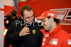 Felipe Massa (BRE), Scuderia Ferrari and Stefano Domenicali (ITA), Scuderia Ferrari Director of the Gestione Sportiva during testing session of new Scuderia Ferrari F60 Formula 1 car. Testing session of Scuderia Ferrari was held on Monday, 12th of January 2009 in Maranello, Italy.
