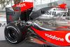 McLaren Mercedes MP4-24 during presentation of new Mclaren Mercedes Formula 1 race car. Presentation of Mclaren Mercedes Formula 1 team was held in Woking, Great Britain, on 17th of January 2009.
