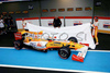Fernando Alonso, Flavio Briatore and Nelson Piquet Jr during presentation of new Renault R29 Formula 1 race car. Presentation of Renault Formula 1 team was held in Portimao, Portugal, on 19th of January 2009.
