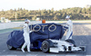 Robert Kubica (POL) and Nick Heidfeld (GER) unveil the new BMW Sauber F1.09 during presentation of new BMW Sauber F1.09 Formula 1 race car. Presentation of BMW Sauber Formula 1 team was held in Valencia, Spain, on 20th of January 2009.
