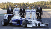 From left Walter Riedl (Managing Director), Robert Kubica (POL), Dr.Mario Theisen (BMW Motorsport Director), Nick Heidfeld (GER), Markus Duesmann (Head of Powertrain) during presentation of new BMW Sauber F1.09 Formula 1 race car. Presentation of BMW Sauber Formula 1 team was held in Valencia, Spain, on 20th of January 2009.

