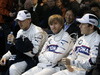 Robert Kubica (POL), Nick Heidfeld (GER), Christian Klien (AUT) during presentation of new BMW Sauber F1.09 Formula 1 race car. Presentation of BMW Sauber Formula 1 team was held in Valencia, Spain, on 20th of January 2009.
