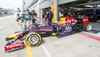 Sebastian Vettel, (GER, Infiniti Red Bull Racing) during the Qualifying of the Austrian Formula One Grand Prix at the Red Bull Ring in Spielberg, Austria, 2014/06/21.
