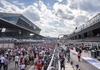 die Zuschauer auf der Start und Zielgeraden during the Race of the Austrian Formula One Grand Prix at the Red Bull Ring in Spielberg, Austria, 2014/06/22.
