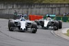 Lewis Hamilton (Mercedes AMG Petronas Formula One Team) and Felipe Massa (Williams F1 Team/Mercedes) during the race of the Hungarian Formula One Grand Prix at the Hungaroring in Budapest, Hungary on 2015/07/26.
