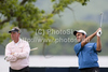 Darren Clarke (GBR) (L) and MOLINARI Eduardo (ITA) (R)  in action during the final day of the PGA European Tour, Barclays Scottish Open part of The Race to Dubai Tournament.
